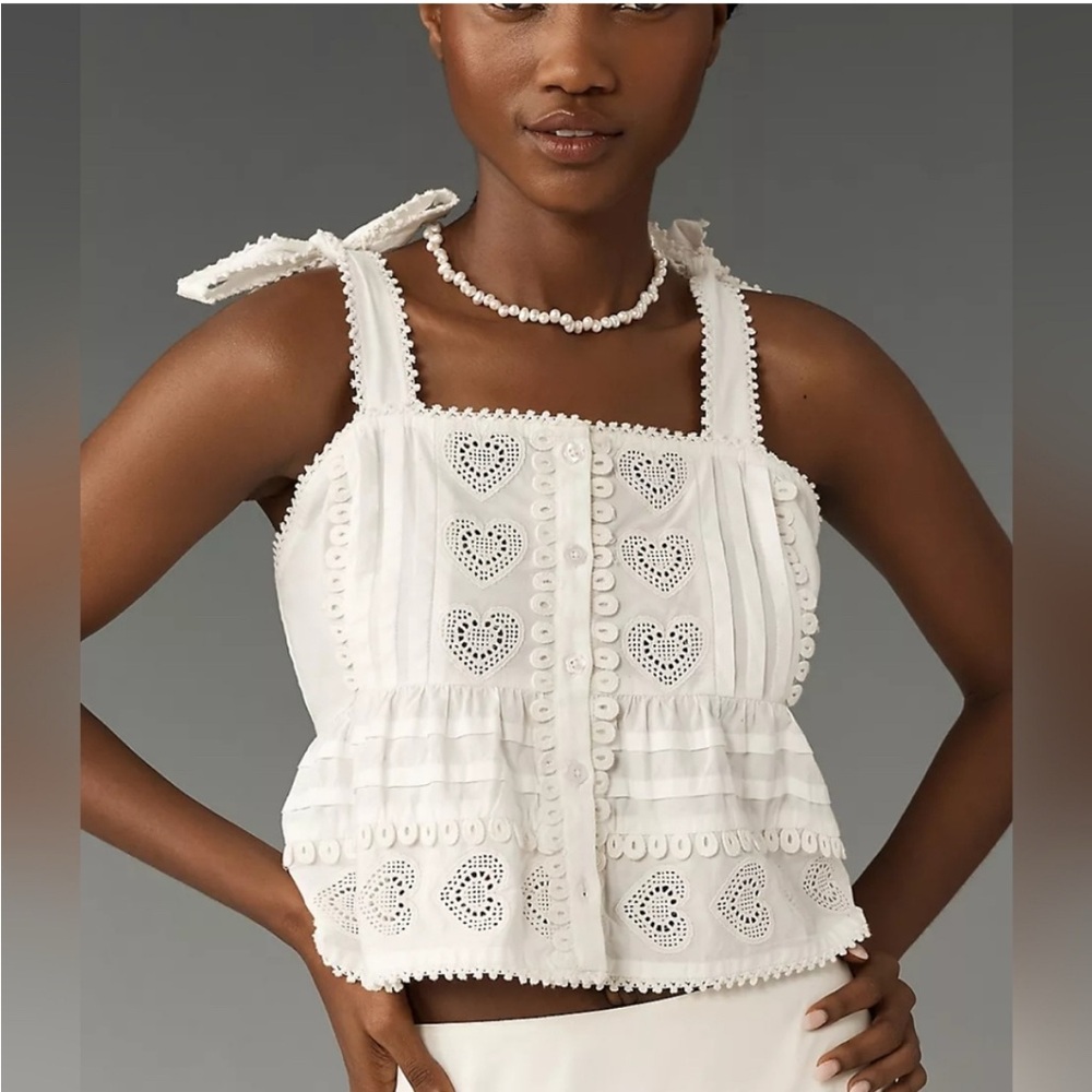 Anthropologie Forever that Girl Poplin Cami
